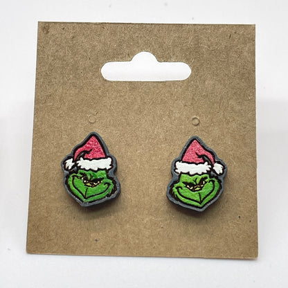 Grinch Stud Earrings