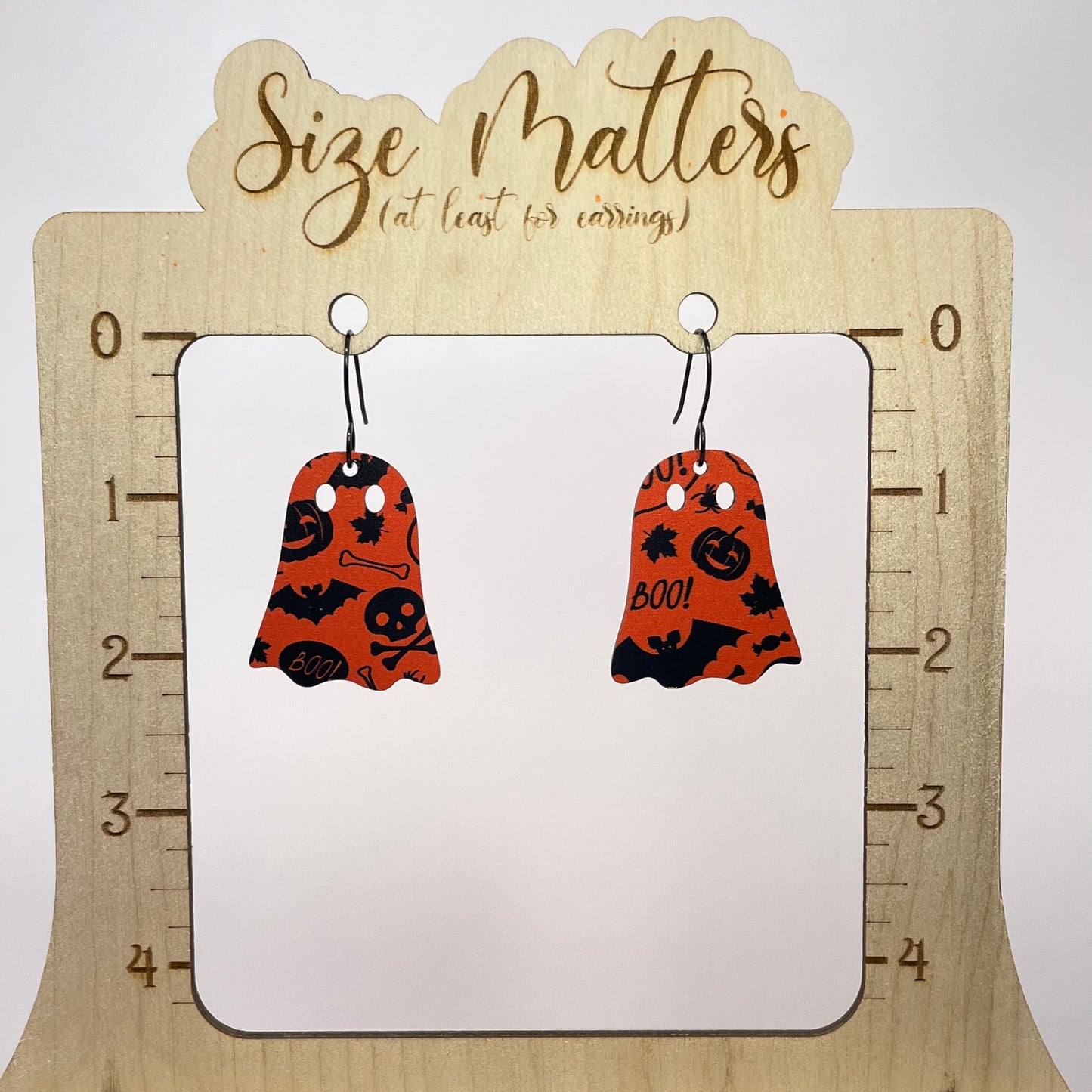 Spooky Ghosts Drop Dangle Earrings