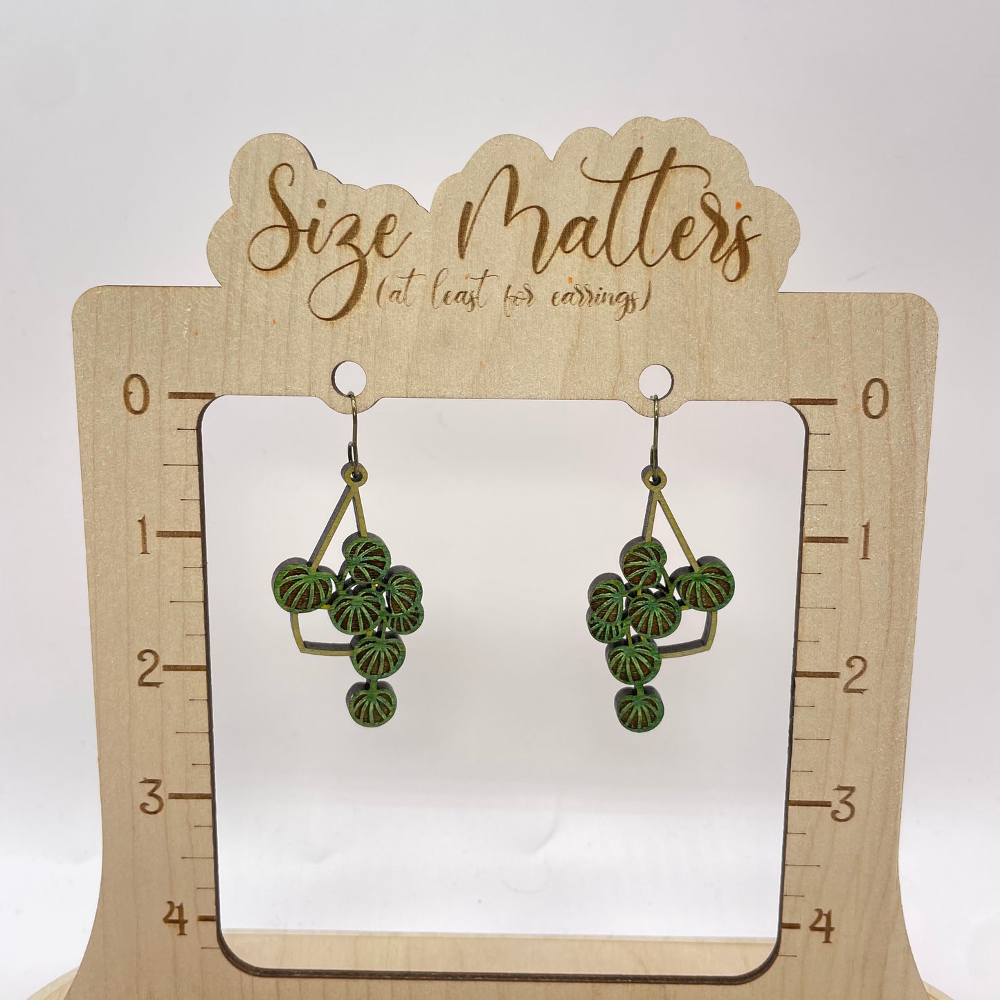 Hanging Plant 4 Drop Dangle Earrings