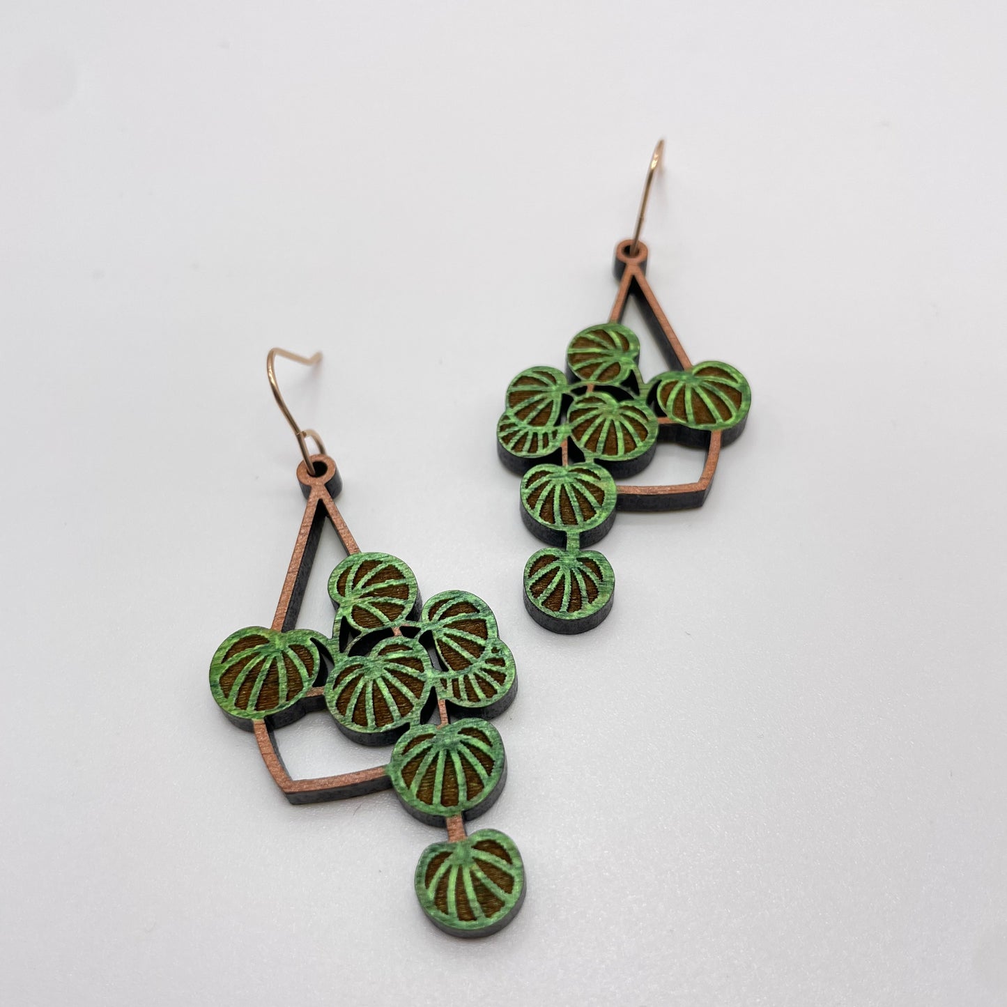 Hanging Plant 4 Drop Dangle Earrings