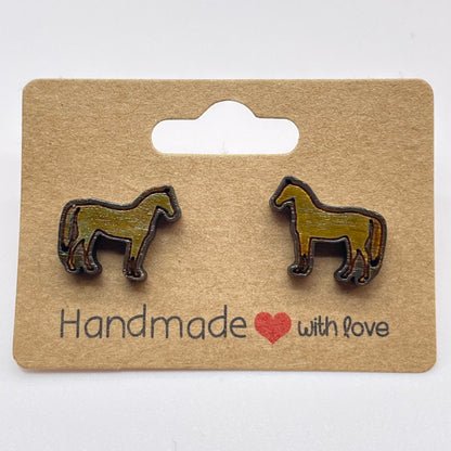 Horse (Full Body) Stud Earrings