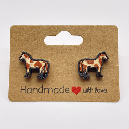 Horse (Full Body) Stud Earrings