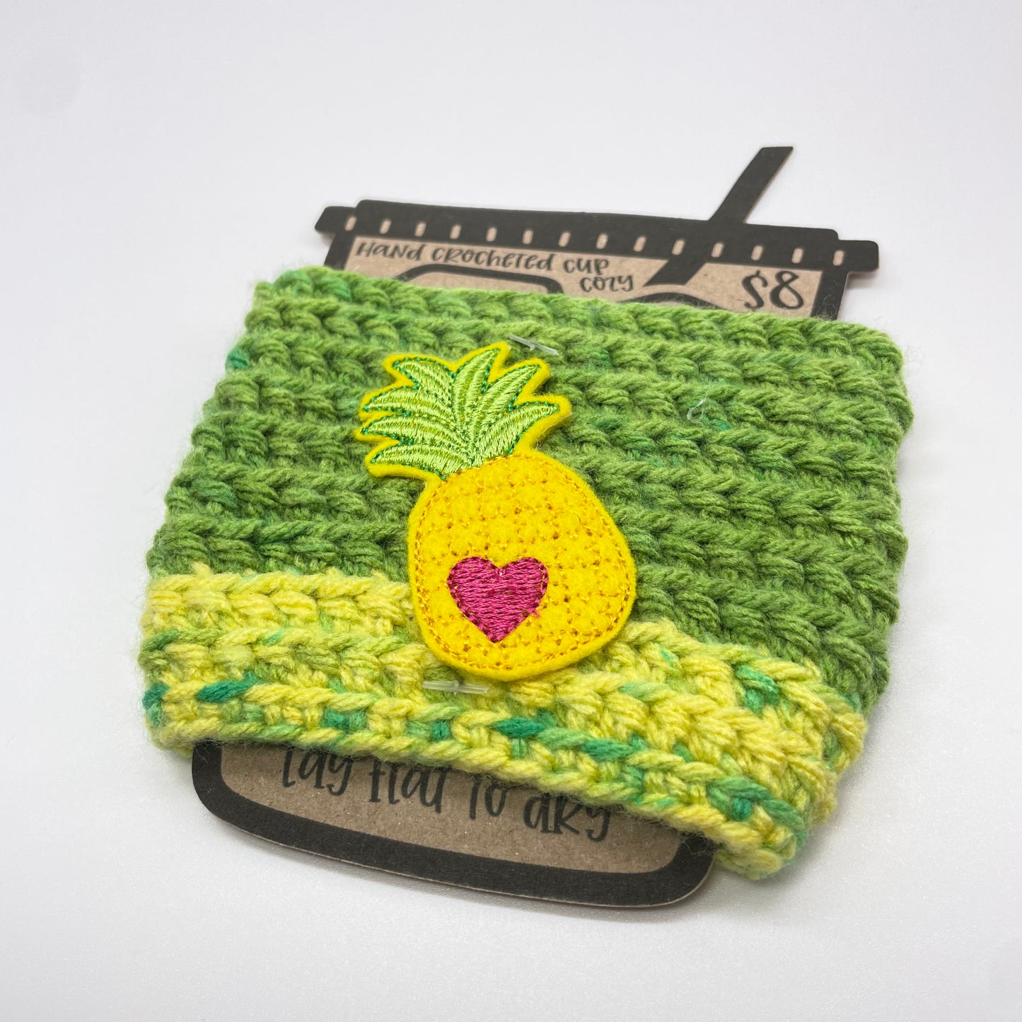 Pineapple Crocheted Cup Cozy