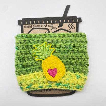 Pineapple Crocheted Cup Cozy