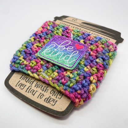 Be Kind Crocheted Cup Cozy