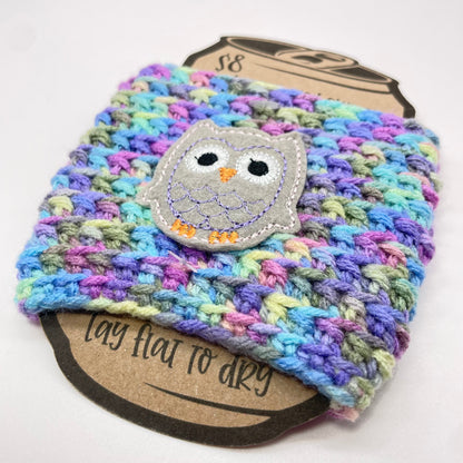 Owl Crocheted Cup Cozy