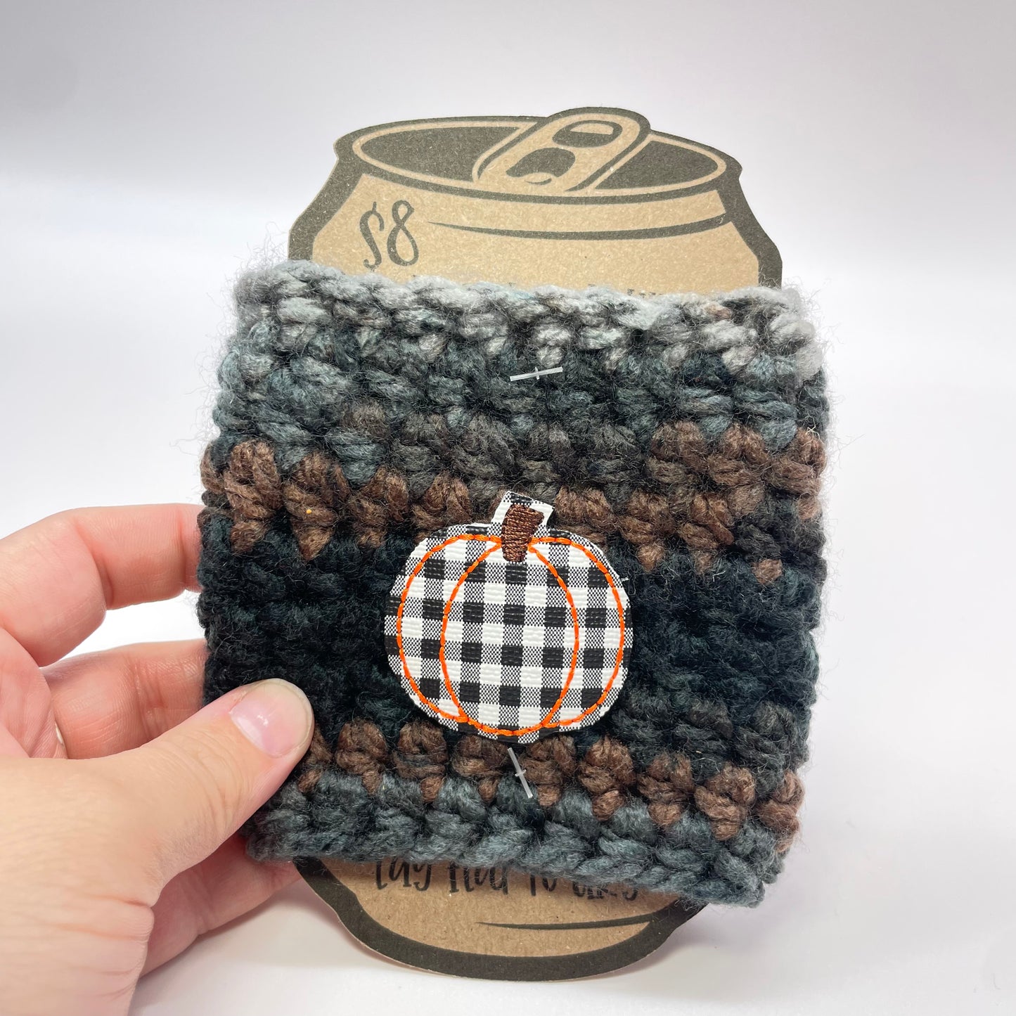 Pumpkin Crocheted Cup Cozy