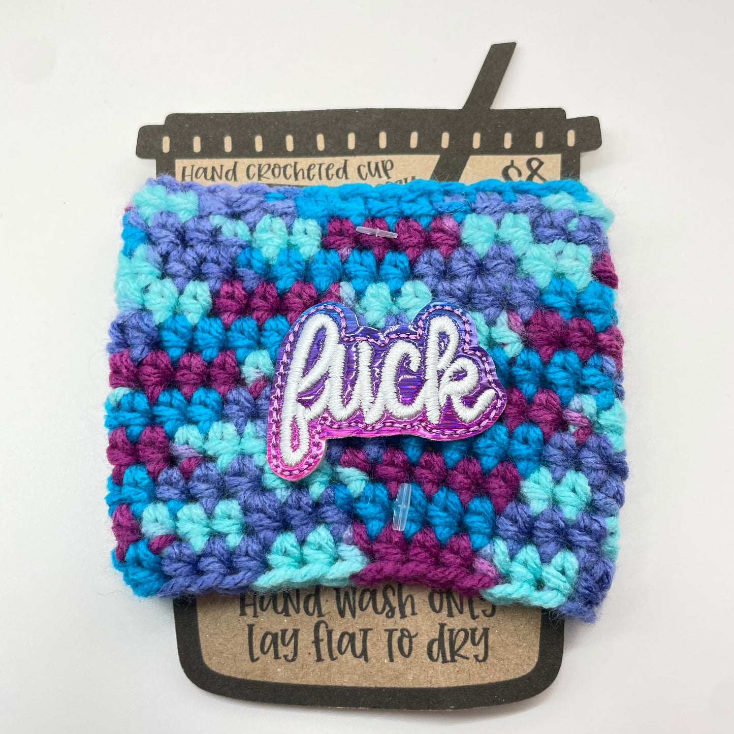 F*ck Crocheted Cup Cozy