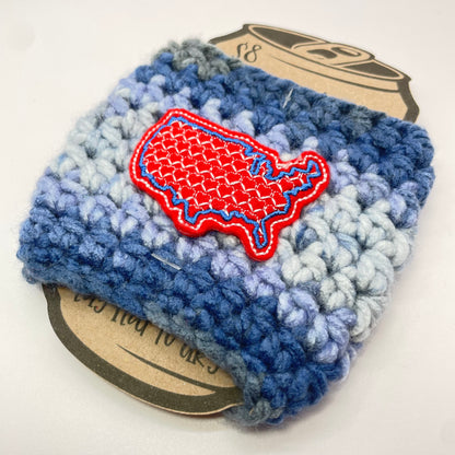 USA Crocheted Cup Cozy