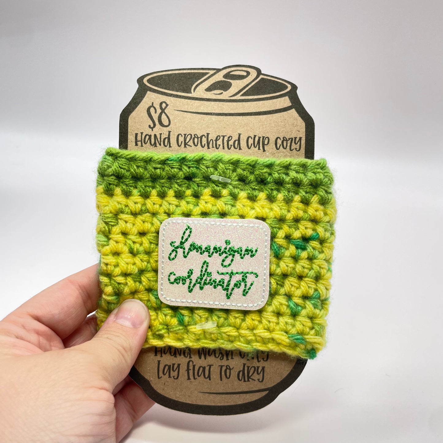 Shenanigan Coordinator Crocheted Cup Cozy