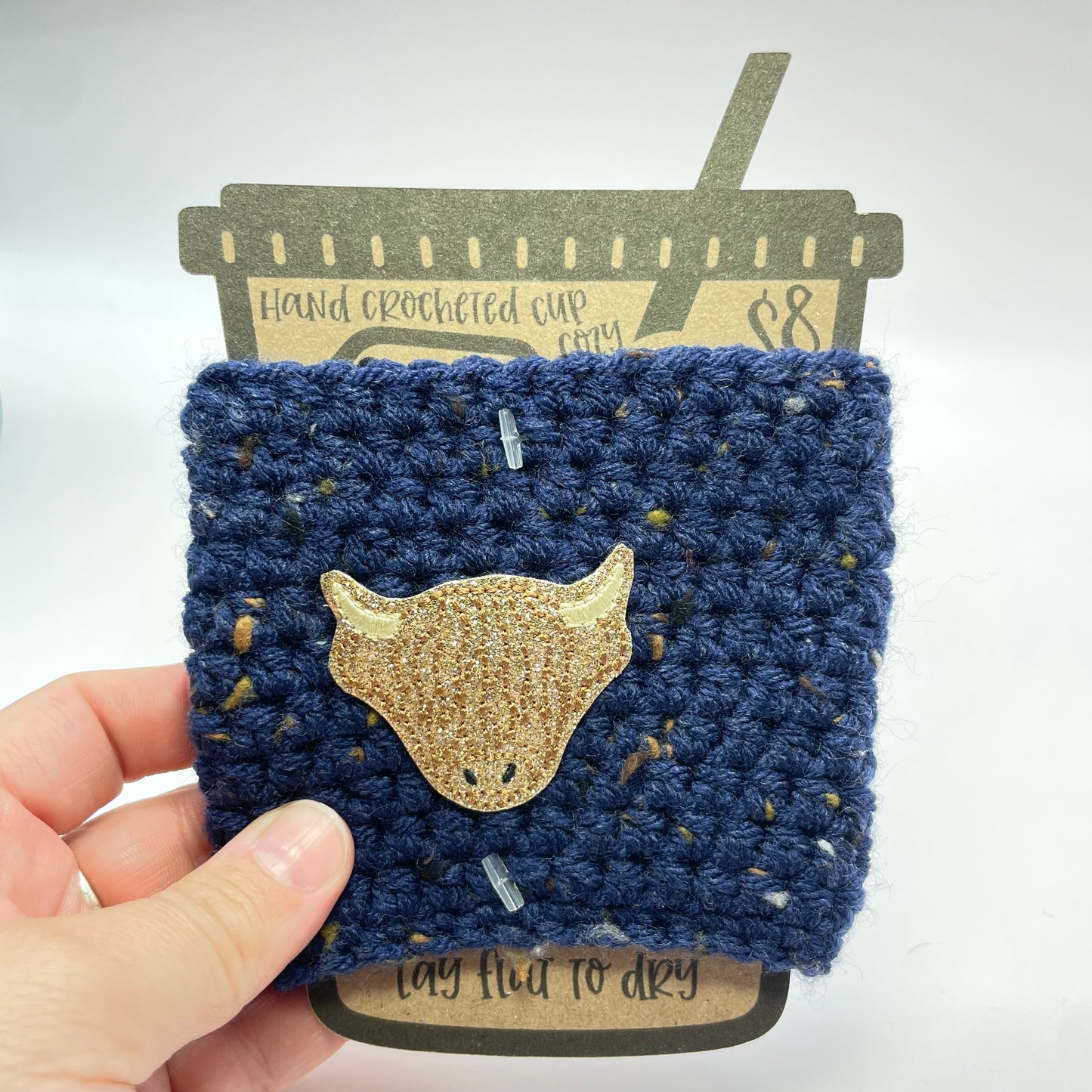 Highland Cows Crocheted Cup Cozy