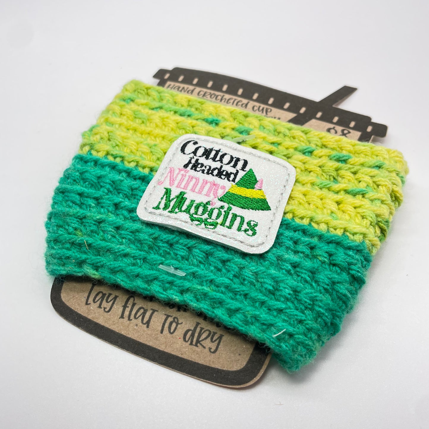 Cotton Headed Ninny Muggins Crocheted Cup Cozy