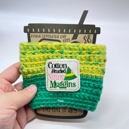 Cotton Headed Ninny Muggins Crocheted Cup Cozy