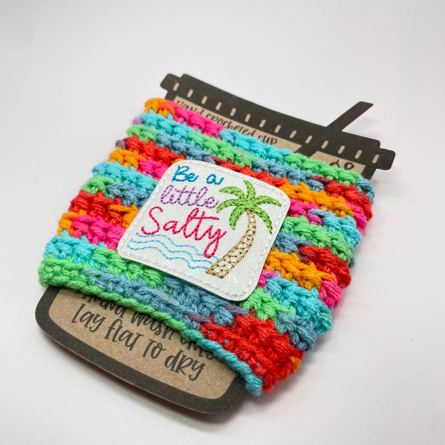 Be A Little Salty Crocheted Cup Cozy