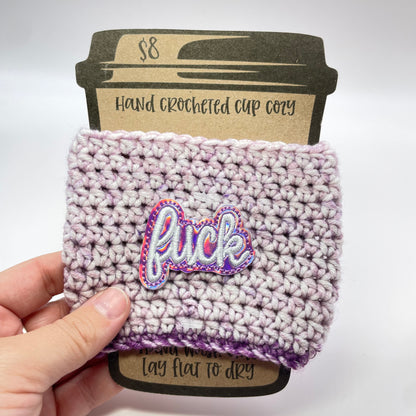 F*ck Crocheted Cup Cozy