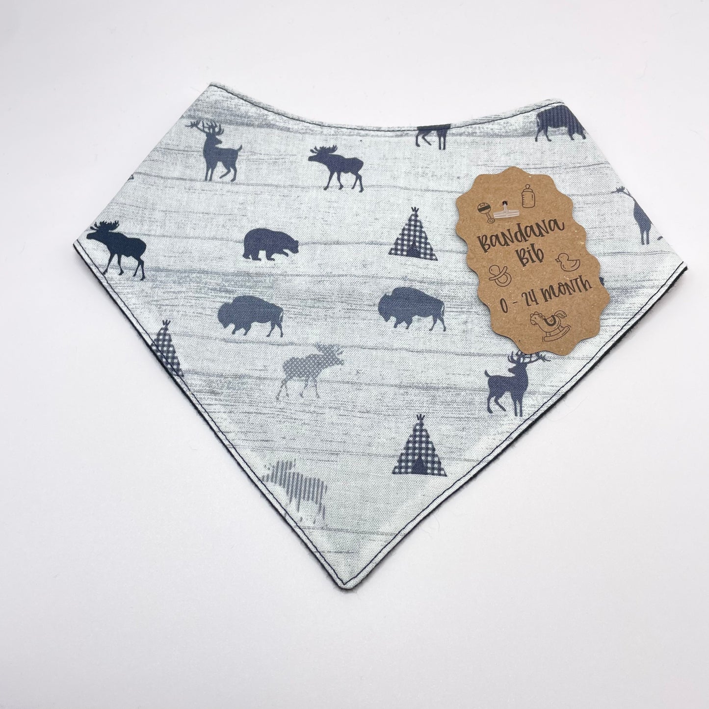 Camping with the Herd Baby Bib