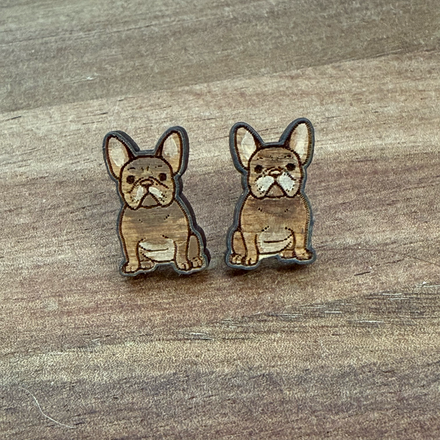 French Bulldog Stud Earrings