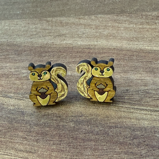 Squirrel Stud Earrings