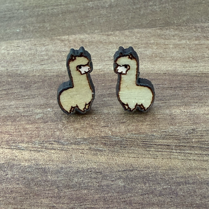 Alpaca Stud Earrings