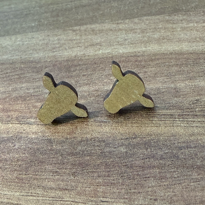 Cow Head Stud Earrings