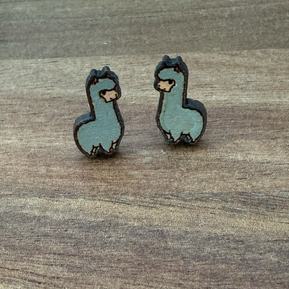 Alpaca Stud Earrings