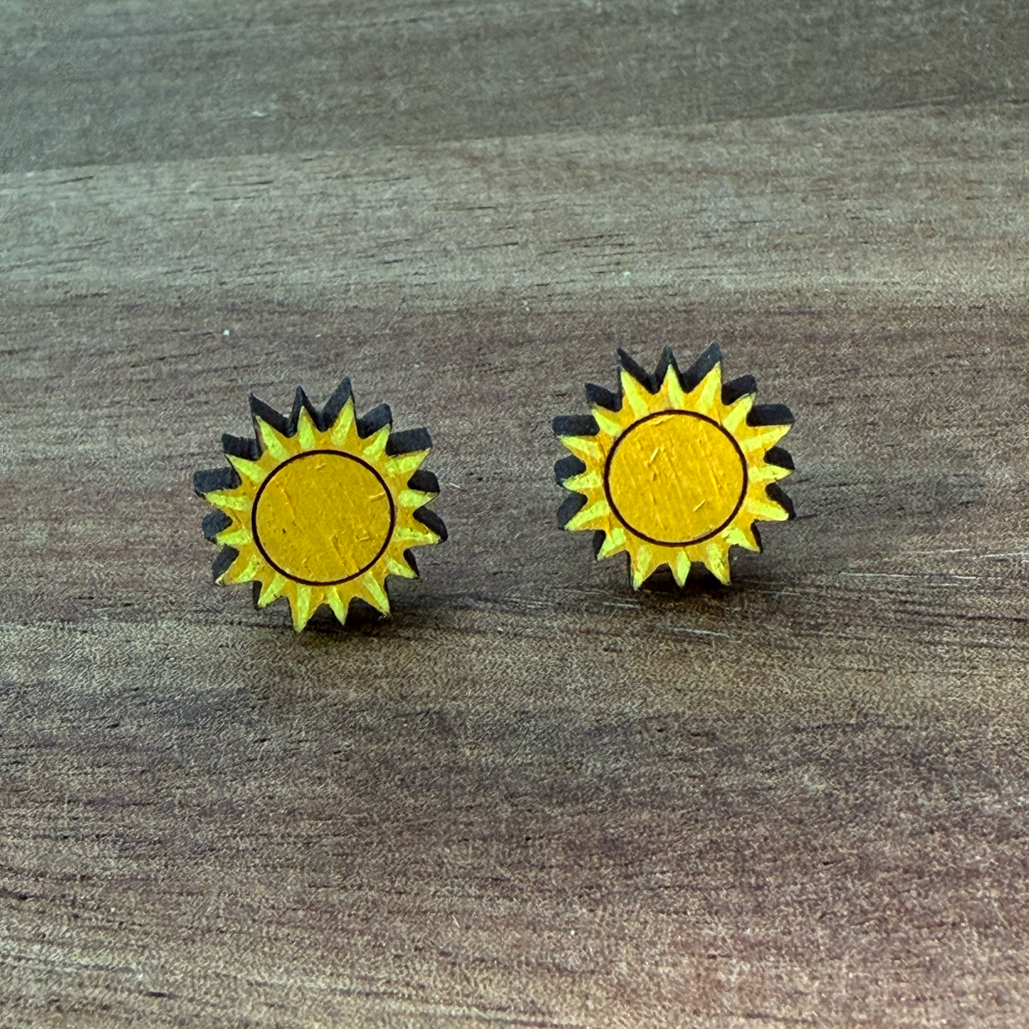 Sun Stud Earrings