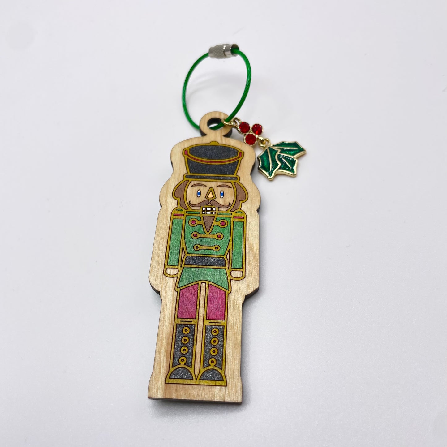 Nutcracker Wood Keychain