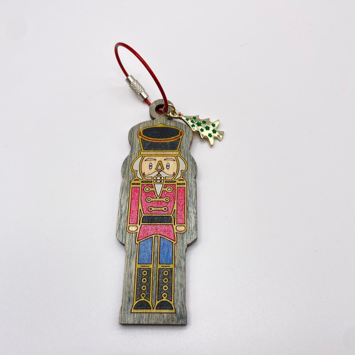 Nutcracker Wood Keychain