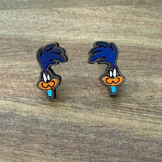 Road Runner Stud Earrings