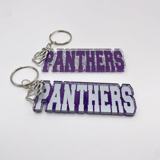 Panthers Acrylic Keychain