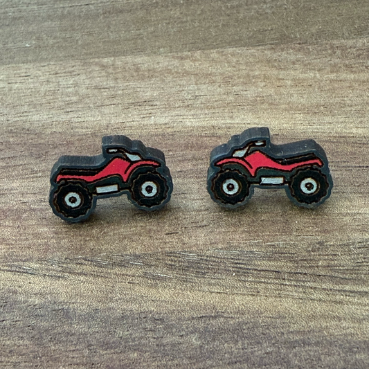 4 Wheeler Stud Earrings