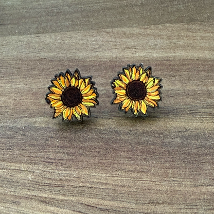 Sunflower Stud Earrings