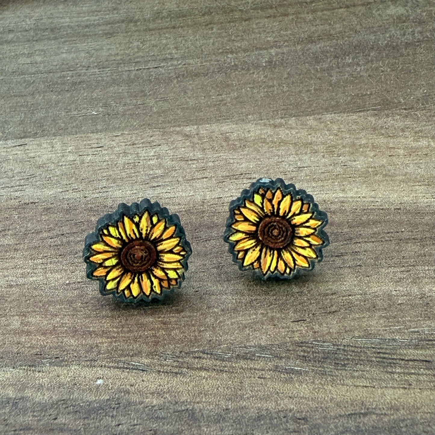 Sunflower Stud Earrings