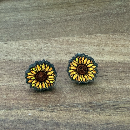 Sunflower Stud Earrings
