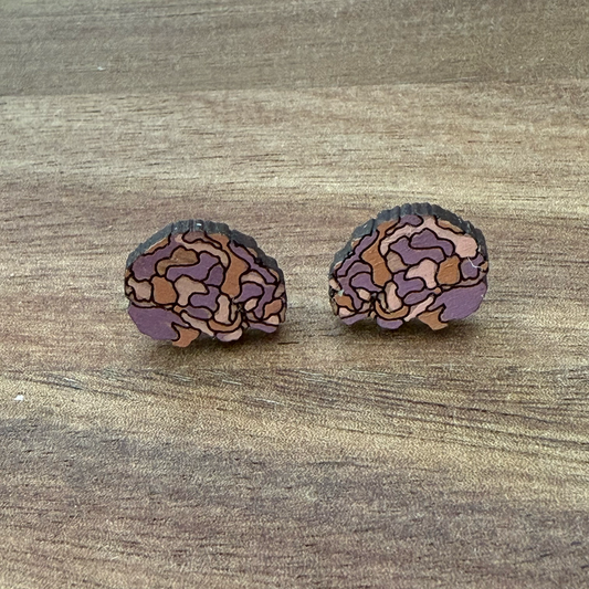 Brain Stud Earrings