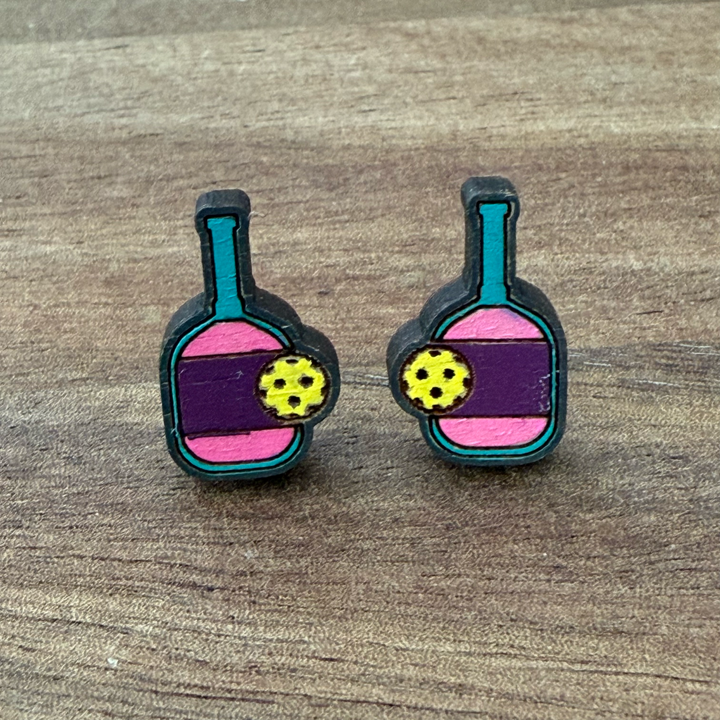 Pickleball Stud Earrings