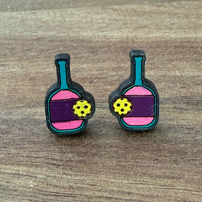 Pickleball Stud Earrings