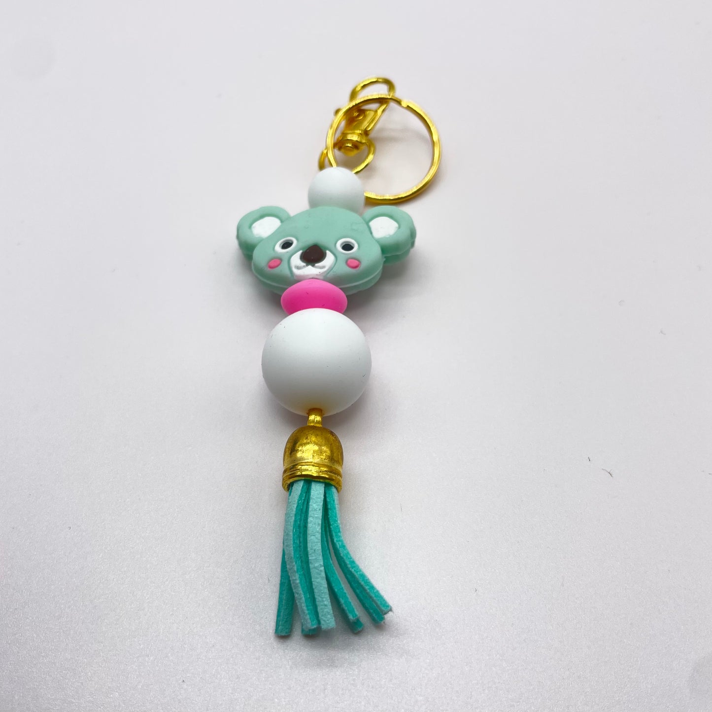 Koala Silicone Bead Zipper Pull