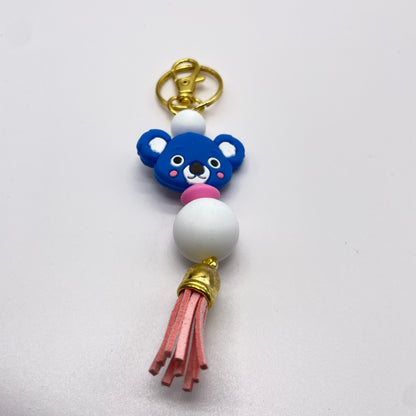 Koala Silicone Bead Zipper Pull