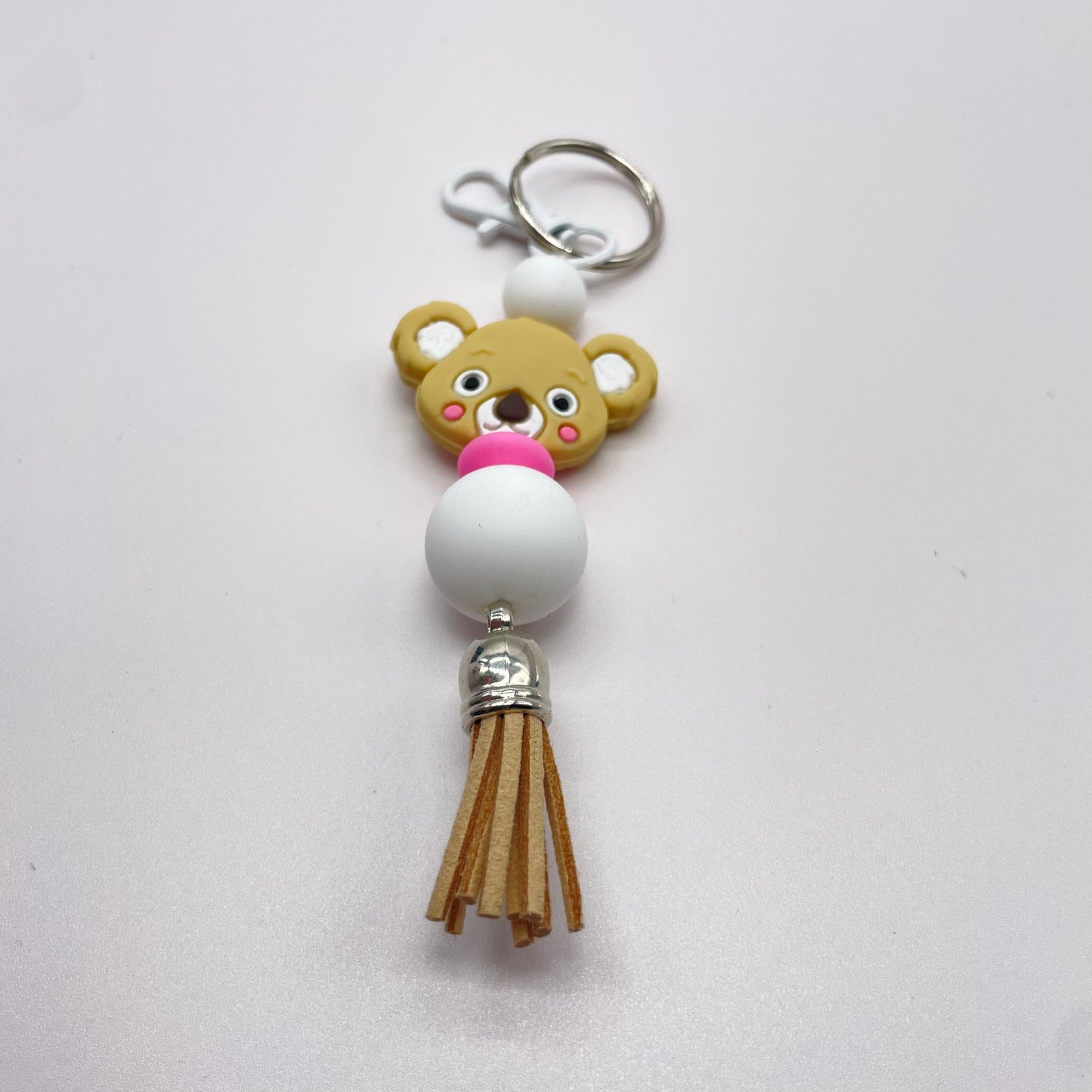 Koala Silicone Bead Zipper Pull