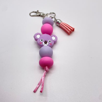 Koala Silicone Bead Zipper Pull