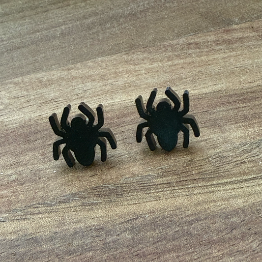 Spider Acrylic Stud Earrings