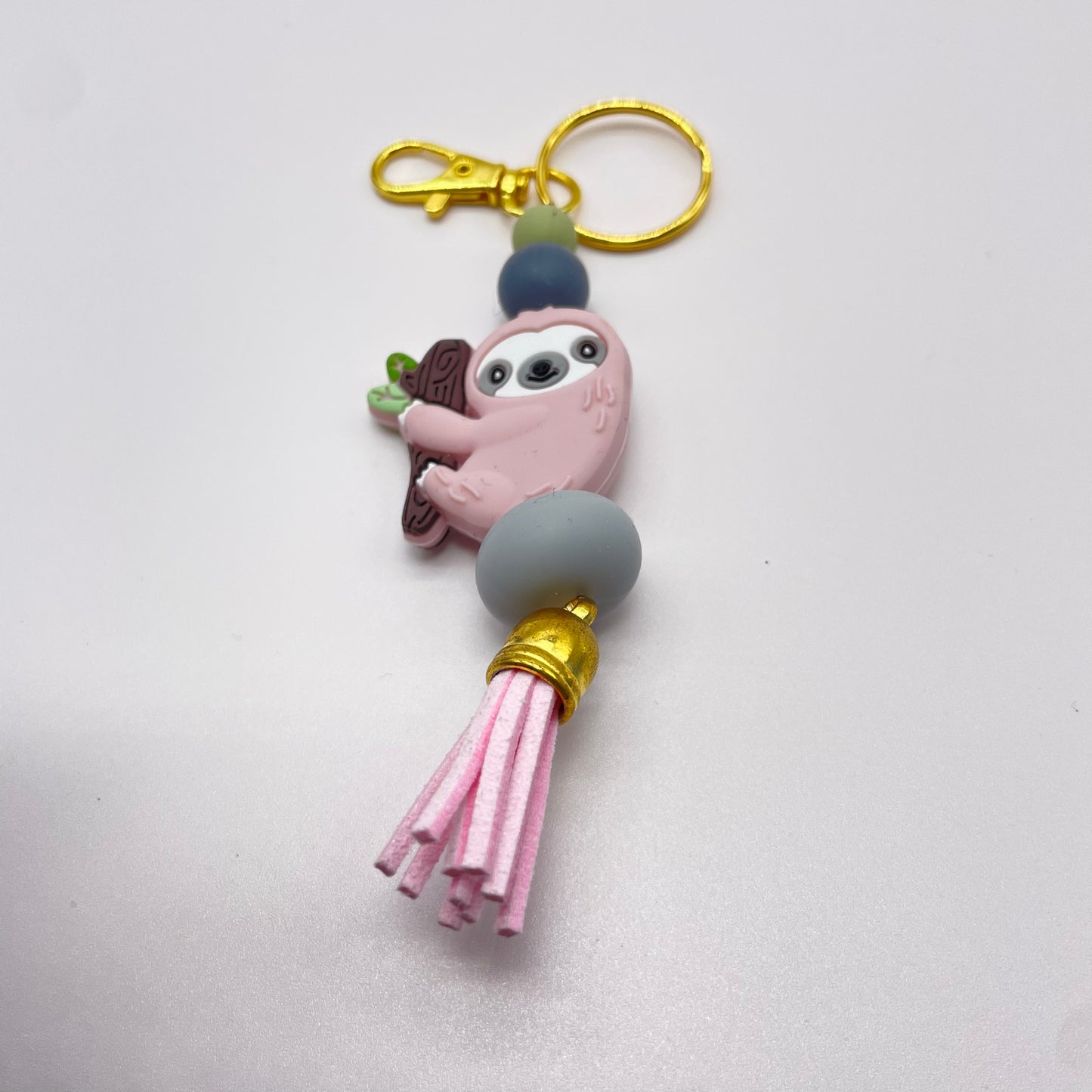 Sloth Silicone Bead Zipper Pull