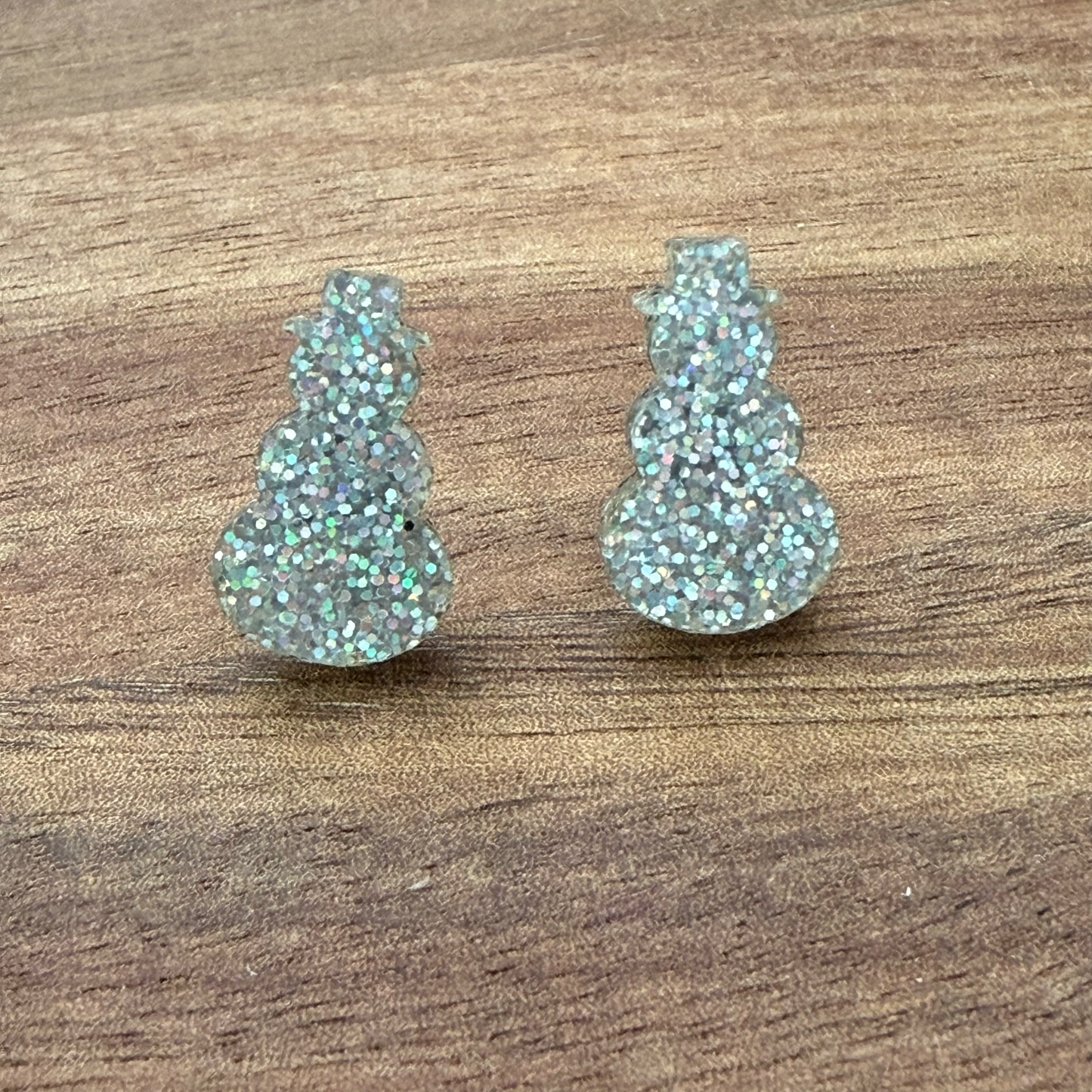 Snowman Acrylic Stud Earrings