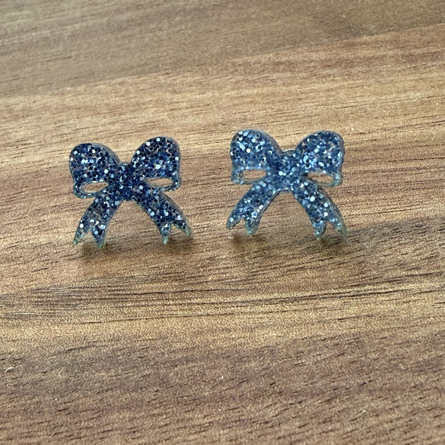Bow Acrylic Stud Earrings