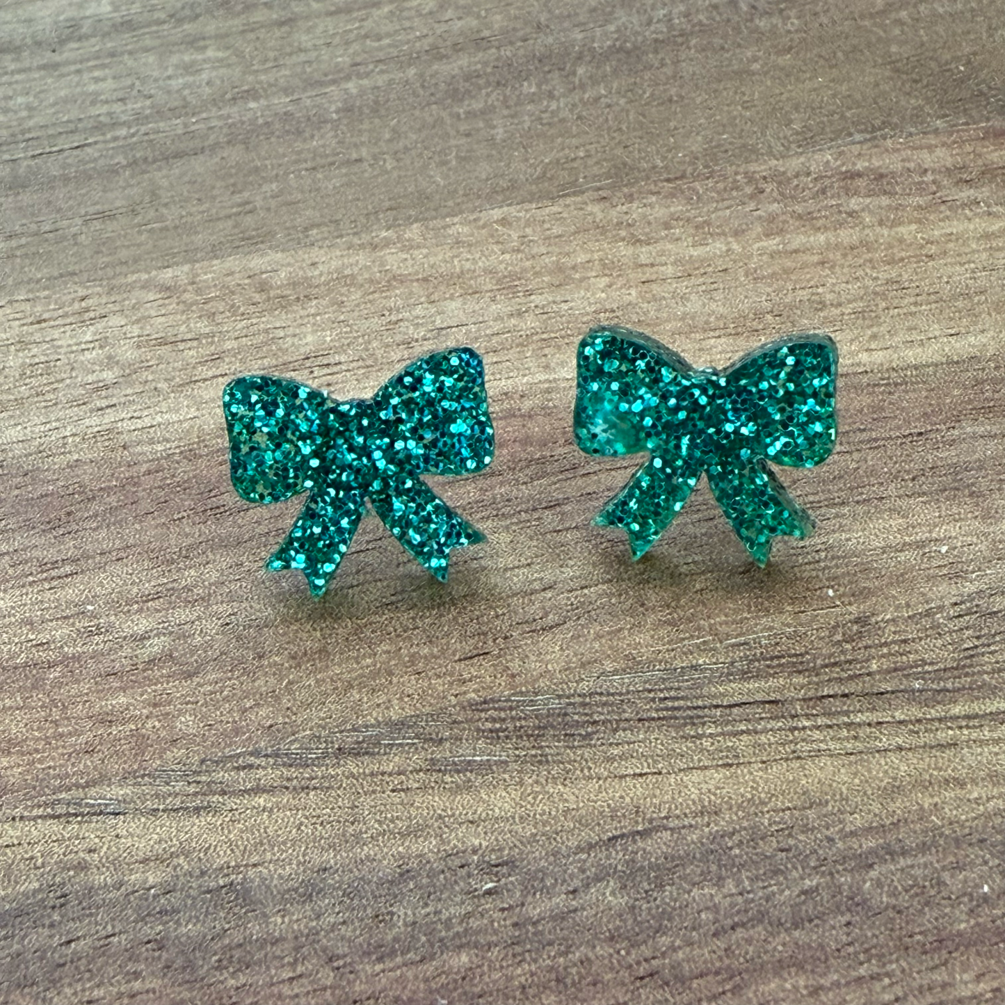 Bow Acrylic Stud Earrings
