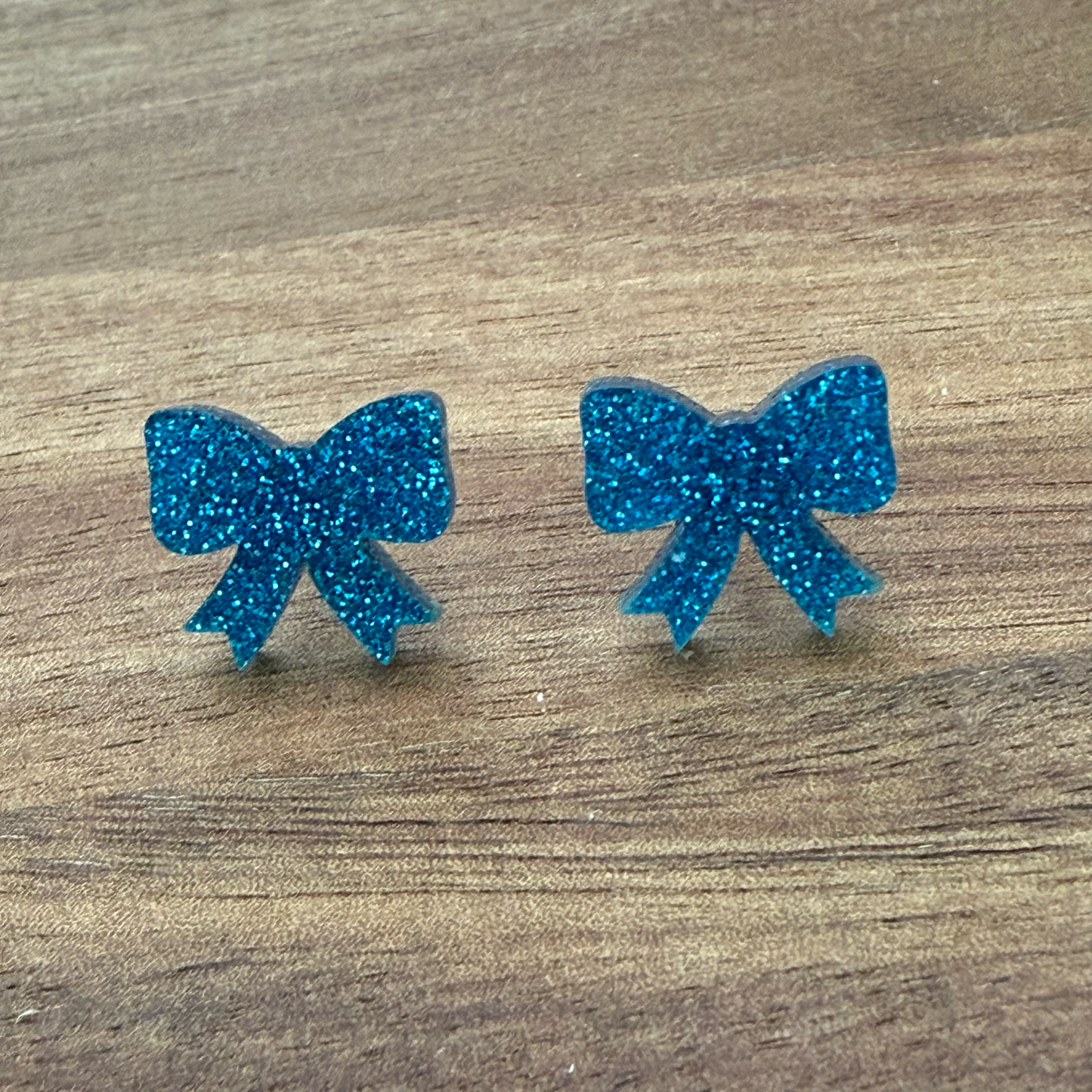 Bow Acrylic Stud Earrings
