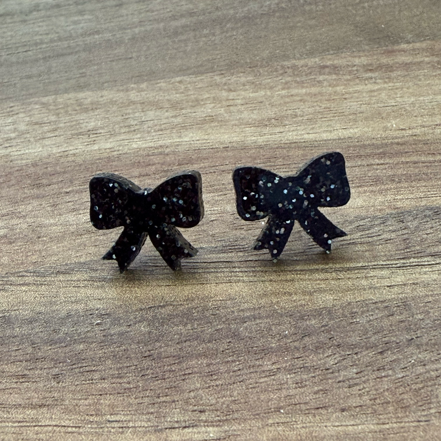 Bow Acrylic Stud Earrings