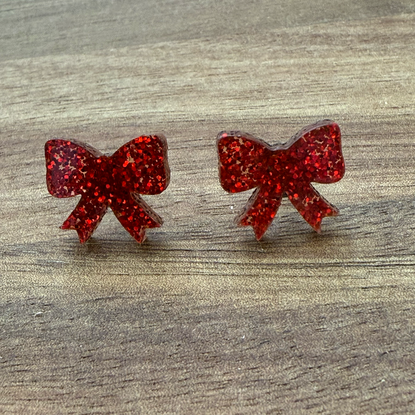 Bow Acrylic Stud Earrings