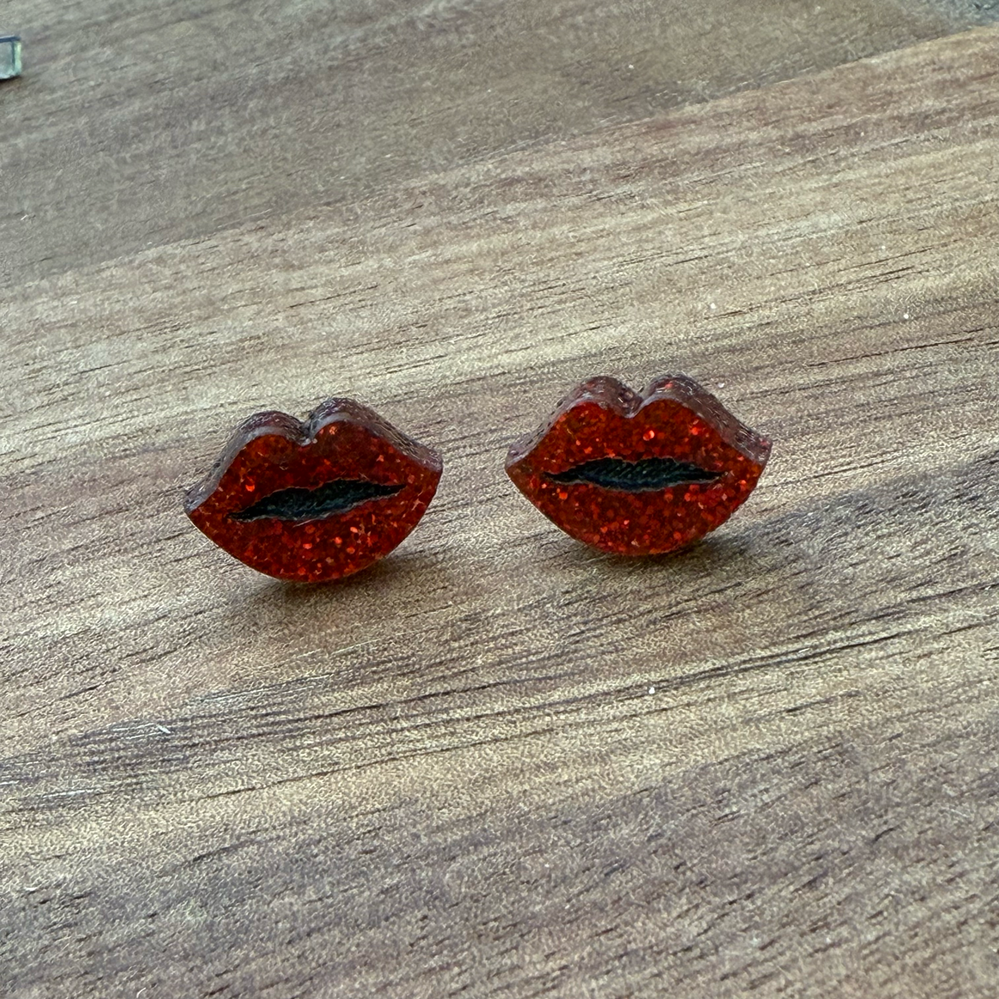 Lips Acrylic Stud Earrings